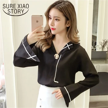 blusas mujer de moda 2018 chiffon blouse blouse women shirts Office Lady Chiffon Full Solid Turn-down Collar 1379 45
blusas mujer de moda 2018 chiffon blouse blouse women shirts Office Lady Chiffon Full Solid Turn-down Collar 1379 45