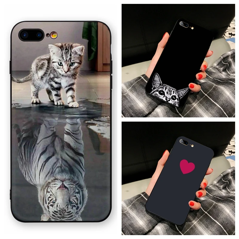 GerTong Soft Silicone Phone Case For iPhone 8 7 6 6S Plus Protective Case For iPhone X XR XS Max Matte Black TPU Cover Cute Cats
GerTong Soft Silicone Phone Case For iPhone 8 7 6 6S Plus Protective Case For iPhone X XR XS Max Matte Black TPU Cover Cute Cats