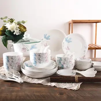 28pcs / 52pcs Calm Summer Night Style Pattern Ceramic Dinnerware Cutlery Set Home Tableware Kitchen Cook Tool
28pcs / 52pcs Calm Summer Night Style Pattern Ceramic Dinnerware Cutlery Set Home Tableware Kitchen Cook Tool