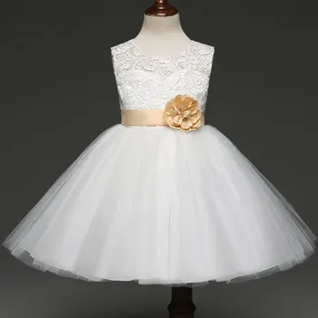 Flower Girl Dress with Flowers/Ribbons for Girls Tulle Dresses Birthday Party Wedding Ceremonious Kid Girl Clothes Gown for Kids
Flower Girl Dress with Flowers/Ribbons for Girls Tulle Dresses Birthday Party Wedding Ceremonious Kid Girl Clothes Gown for Kids