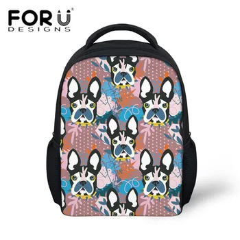 FORUDESIGNS Students School Bags Backpack Kids Girls Kindergarten Schoolbag Boys French Bulldog Small Book Bag for Children Bags 
FORUDESIGNS Students School Bags Backpack Kids Girls Kindergarten Schoolbag Boys French Bulldog Small Book Bag for Children Bags