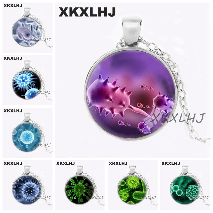 XKXLHJ 2018 Virus Neckalce Virology Jewelry Microbe biology Pendant Glass Photo Cabochon Necklace
XKXLHJ 2018 Virus Neckalce Virology Jewelry Microbe biology Pendant Glass Photo Cabochon Necklace