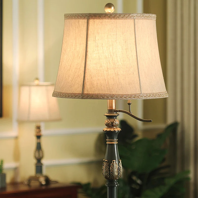 European Style Living Room Floor Lamp Retro Sculpture Resin Floor Lamp Simple Modern Bedroom Study Bedside Decoration Floor Lamp
European Style Living Room Floor Lamp Retro Sculpture Resin Floor Lamp Simple Modern Bedroom Study Bedside Decoration Floor Lamp