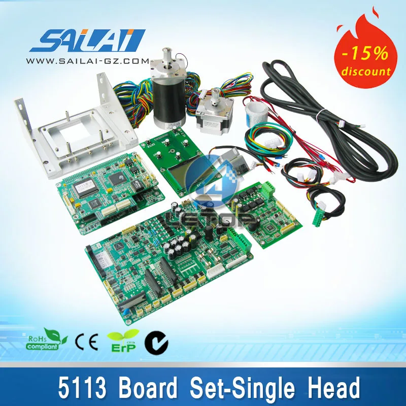 5113 lecai single head printing circuit board(included a set board+dc and stepper motor+5113 bracket+cable)
5113 lecai single head printing circuit board(included a set board+dc and stepper motor+5113 bracket+cable)