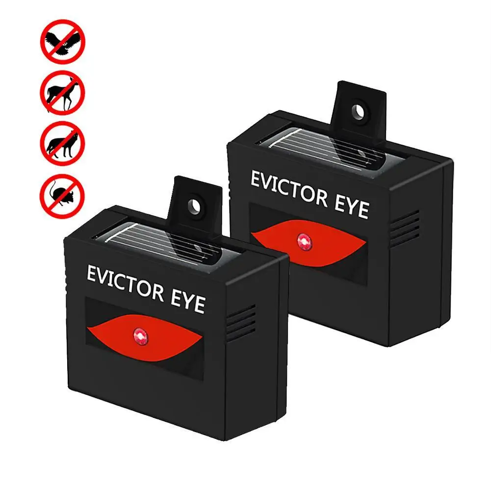 2Pcs Per Set of Solar Powered Animal Repeller for Pasture Farm Pest Bird Horse Mouse Animal Repeller
2Pcs Per Set of Solar Powered Animal Repeller for Pasture Farm Pest Bird Horse Mouse Animal Repeller