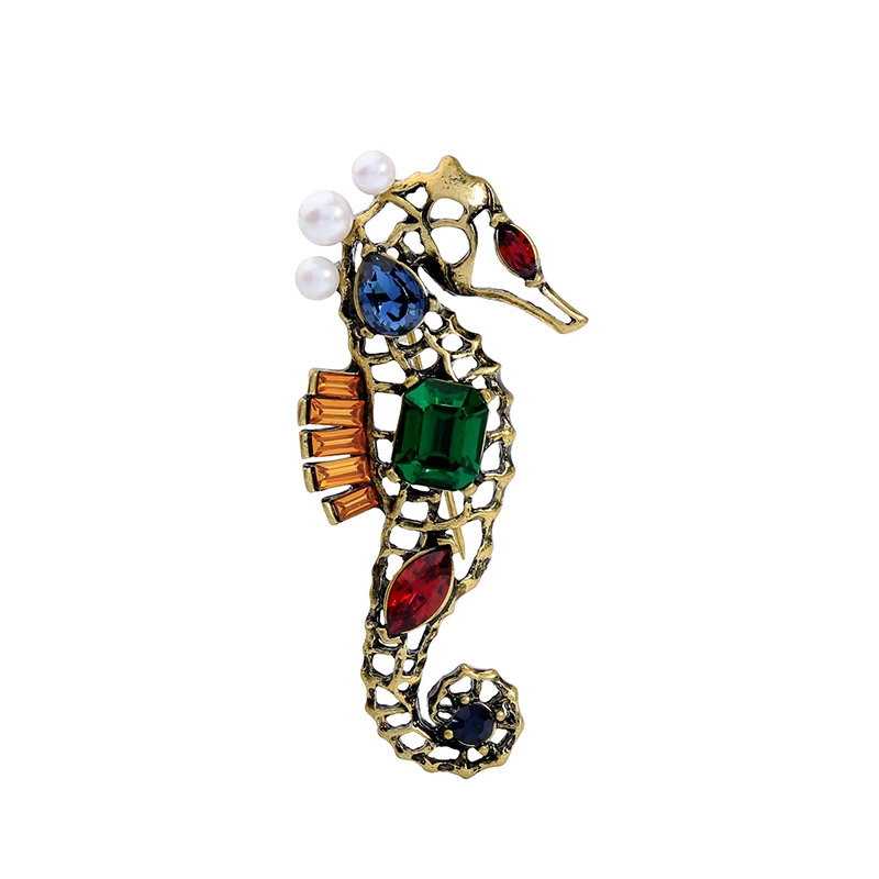 New Green/White Color Seahorse Brooch For Women Simple Design Vintage Jewelry Animal Brooch Handmade Jewelry Accessories
New Green/White Color Seahorse Brooch For Women Simple Design Vintage Jewelry Animal Brooch Handmade Jewelry Accessories