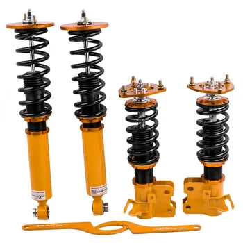 24 Level Adjustable Damper Coilover Shock Struts For Nissan Silvia 200SX S14 94-98 Spring Shocks Absorber Kit
24 Level Adjustable Damper Coilover Shock Struts For Nissan Silvia 200SX S14 94-98 Spring Shocks Absorber Kit