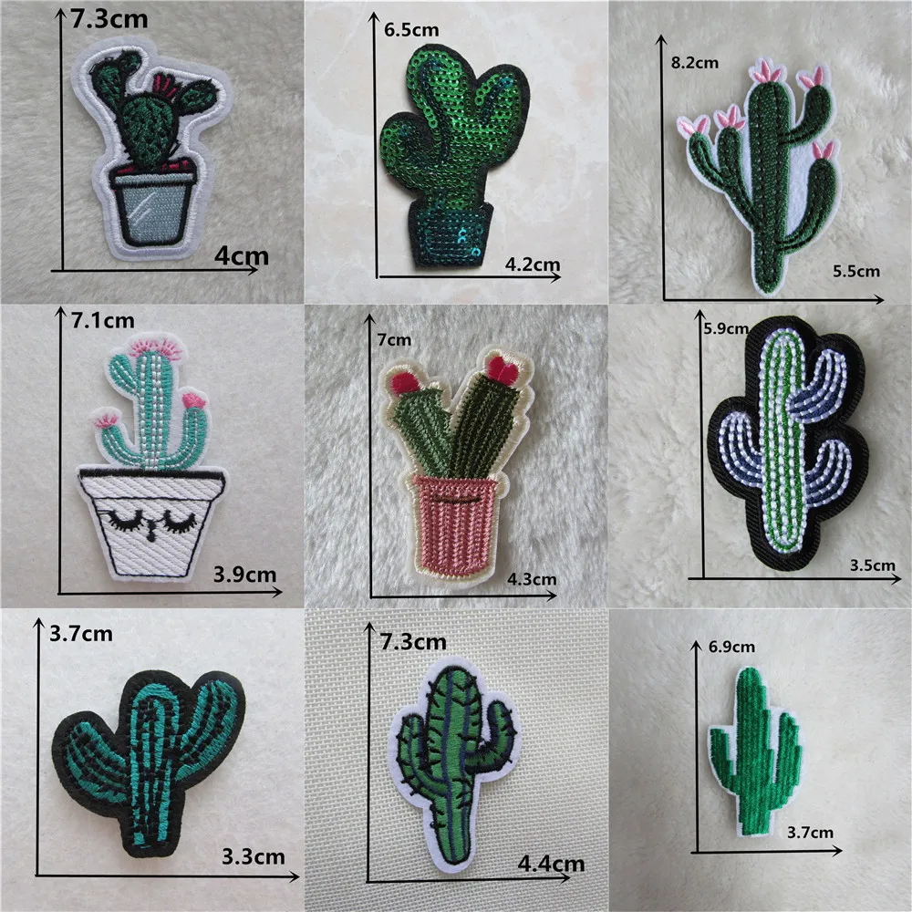 Cute cactus Hot melt adhesive patches Embroidered Iron on Patches for Clothing DIY Stripes for Apparel Jeans Stickers Badges
Cute cactus Hot melt adhesive patches Embroidered Iron on Patches for Clothing DIY Stripes for Apparel Jeans Stickers Badges