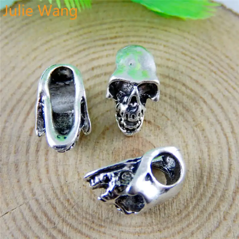 Julie Wang 10PCS Alloy Skull Antique Silver Charms For Pendant Necklace Bracelet Finding Jewelry Making Accessories
Julie Wang 10PCS Alloy Skull Antique Silver Charms For Pendant Necklace Bracelet Finding Jewelry Making Accessories