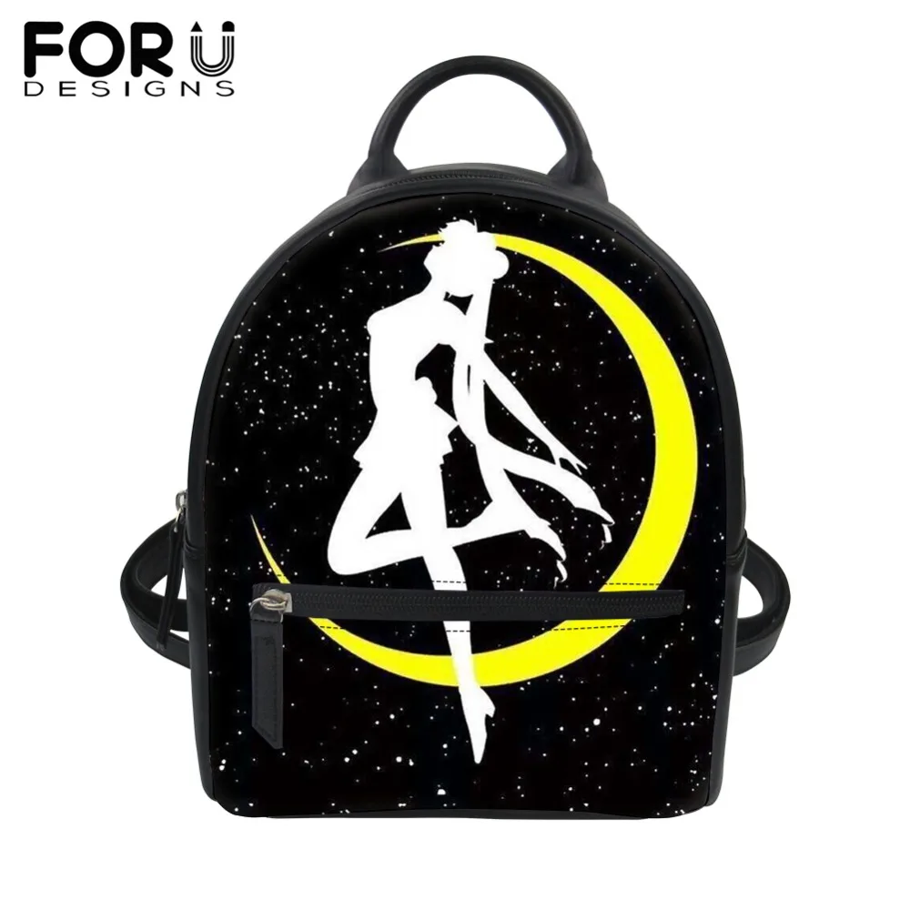 FORUDESIGNS Customize Leather Backpack Purse for Women Sailor Moon Print Small PU School Bag Girls Bookbag Waterproof Daypack
FORUDESIGNS Customize Leather Backpack Purse for Women Sailor Moon Print Small PU School Bag Girls Bookbag Waterproof Daypack
