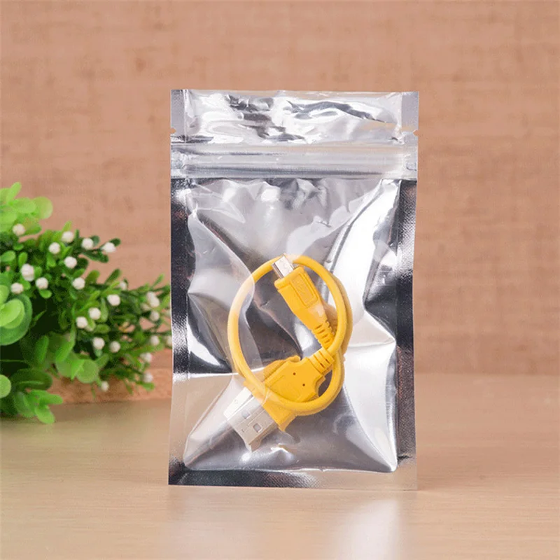 100pcs/lot Small Zip Lock Plastic Bags Reclosable Transparent Food Storage Bag Kitchen Package Bag Aluminum Foil Zip Lock bag
100pcs/lot Small Zip Lock Plastic Bags Reclosable Transparent Food Storage Bag Kitchen Package Bag Aluminum Foil Zip Lock bag