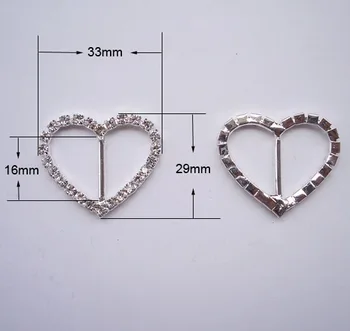 (M0164-16mm inner bar) heart rhinestone ribbon slider,silver plating,outer size:33mmx29mm
(M0164-16mm inner bar) heart rhinestone ribbon slider,silver plating,outer size:33mmx29mm