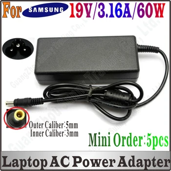 DHL Shipping, 19V 3.16A 5MM*3MM with pin AC Power Adapter For samsung P460 P530 Q430 R430 R440 R480 R510 R522 R530 R540 Series
DHL Shipping, 19V 3.16A 5MM*3MM with pin AC Power Adapter For samsung P460 P530 Q430 R430 R440 R480 R510 R522 R530 R540 Series