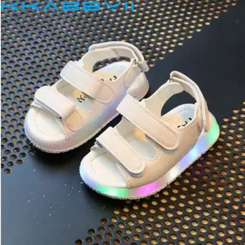 New Brand Glowing New Kids Sandals Shoes Boys Girls Flat Baby Led Luminous Lighting Sneakers Sandals
New Brand Glowing New Kids Sandals Shoes Boys Girls Flat Baby Led Luminous Lighting Sneakers Sandals