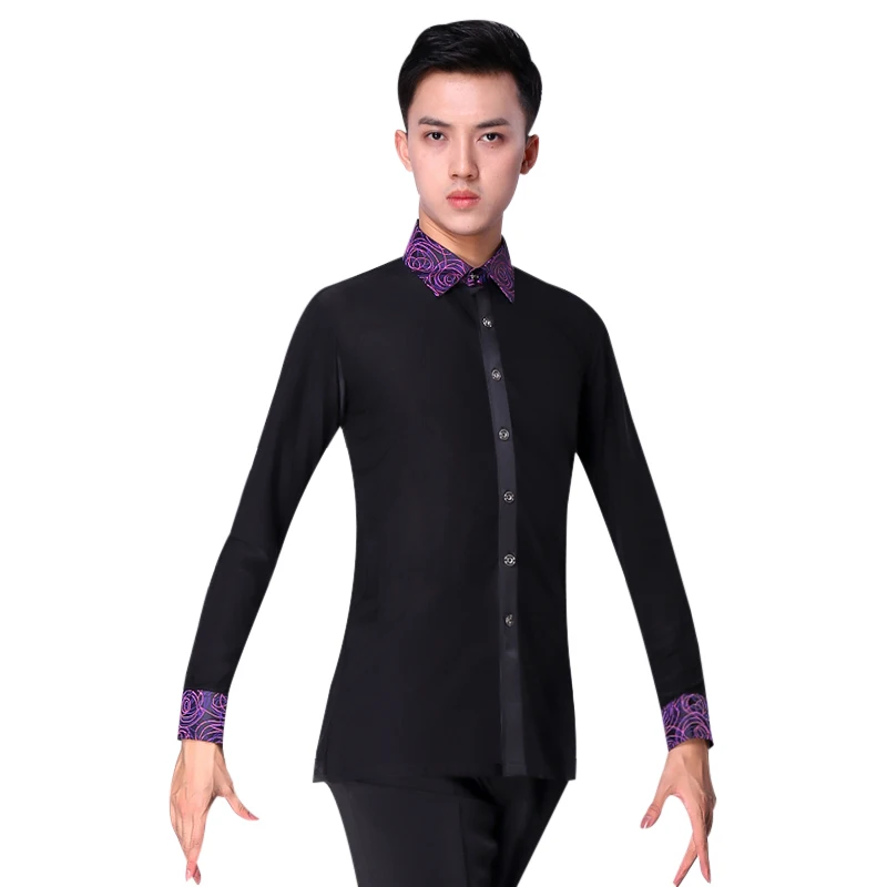 Mens Dance Tops Spring Latin Ballroom Modern Tango Samba National Standard Competition Long Sleeve Dancewear Top Shirt For Man
Mens Dance Tops Spring Latin Ballroom Modern Tango Samba National Standard Competition Long Sleeve Dancewear Top Shirt For Man