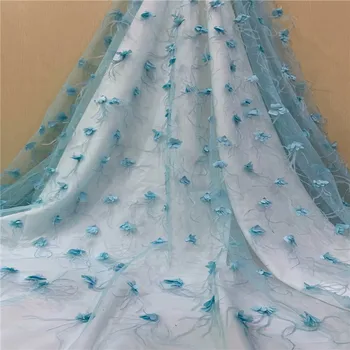 Newest Sky Blue 3d Flower Tulle Fabric French Feather High Quality Wedding Dress Net Lace Nigeria Lace Fabric For Aso Ebi A1454
Newest Sky Blue 3d Flower Tulle Fabric French Feather High Quality Wedding Dress Net Lace Nigeria Lace Fabric For Aso Ebi A1454