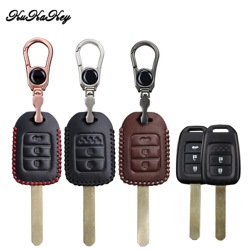 KUKAKEY leather Car Key Cover Case for Honda Agreement City Citizen CRV Jazz Hr-v HRV Vezel 2015 2016 Remote Protector
KUKAKEY leather Car Key Cover Case for Honda Agreement City Citizen CRV Jazz Hr-v HRV Vezel 2015 2016 Remote Protector