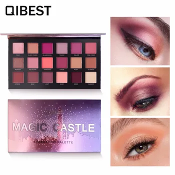 Qibest shimmer matte eyeshadow palette 18 colors warm color waterproof long lasting smoky glitter eyeshadow powder QB006
Qibest shimmer matte eyeshadow palette 18 colors warm color waterproof long lasting smoky glitter eyeshadow powder QB006