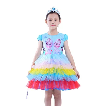 High Quality Girl Dresses Princess Children Clothing Elsa Cosplay Costume Kid's Party Dress Short skirt
High Quality Girl Dresses Princess Children Clothing Elsa Cosplay Costume Kid's Party Dress Short skirt