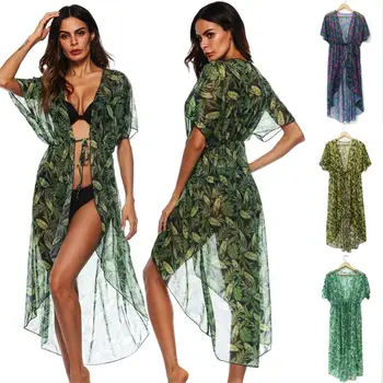 Beachwear Saida De Beach Long Women Dress Towel Cover Ups Summer Tunic 2019 Wear Lace Leaf Printed Loose A1920 Acetate Print
Beachwear Saida De Beach Long Women Dress Towel Cover Ups Summer Tunic 2019 Wear Lace Leaf Printed Loose A1920 Acetate Print