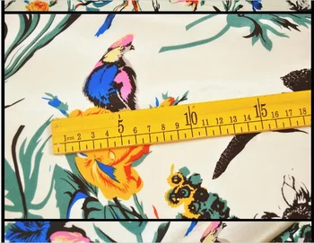 LEO&LIN Ink big birds bird parrot flower printed silk crepe de chine dress shirt silk fabrics (1 meter)
LEO&LIN Ink big birds bird parrot flower printed silk crepe de chine dress shirt silk fabrics (1 meter)
