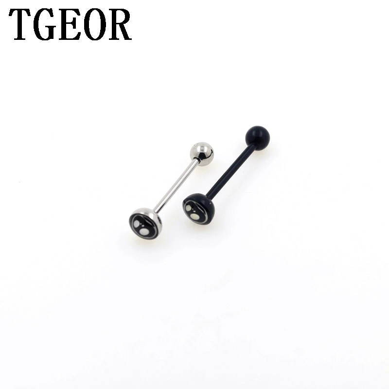 Nightmare Before Christmas acrylic tongue ring 14G 10pcs surgical Stainless Steel piercing tongue barbell free shipping
Nightmare Before Christmas acrylic tongue ring 14G 10pcs surgical Stainless Steel piercing tongue barbell free shipping