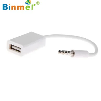 Binmer 2017 Free shiping 3.5mm Ethernet Male AUX Audio Plug Jack To USB 2.0 Female Converter Cable Cord Car MP3 Sep 12
Binmer 2017 Free shiping 3.5mm Ethernet Male AUX Audio Plug Jack To USB 2.0 Female Converter Cable Cord Car MP3 Sep 12