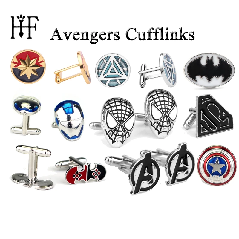 23 Style The Avengers Captain America Cufflinks Spider-man Thor Hammer Iron Man Superhero Batman Captain Marvel Cufflinks Clip
23 Style The Avengers Captain America Cufflinks Spider-man Thor Hammer Iron Man Superhero Batman Captain Marvel Cufflinks Clip