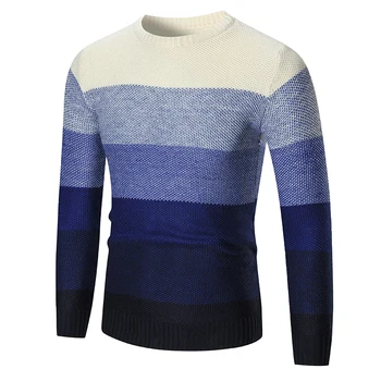 2017 autumn winter new men's casual Sweater fashion style slim pullovers O-neck striped patchwork pattern sweater clothes M-XXL
2017 autumn winter new men's casual Sweater fashion style slim pullovers O-neck striped patchwork pattern sweater clothes M-XXL
