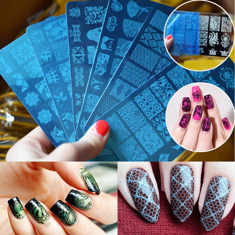 10 Design Beautiful DIY Stencil Nail Art Image Stamp Stamping Plate Manicure Template Tool
10 Design Beautiful DIY Stencil Nail Art Image Stamp Stamping Plate Manicure Template Tool