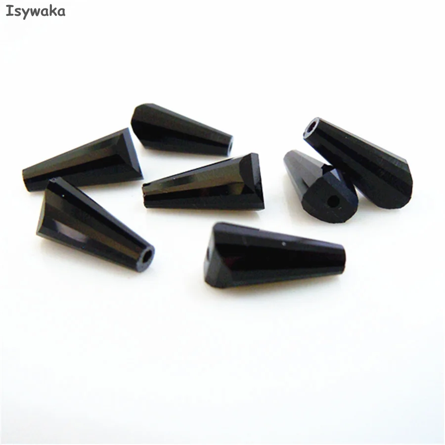 Black Color 50pcs 6X12MM Tower Shape Austria Crystal Beads Glass Beads Loose Spacer Bead For DIY Jewelry Making
Black Color 50pcs 6X12MM Tower Shape Austria Crystal Beads Glass Beads Loose Spacer Bead For DIY Jewelry Making