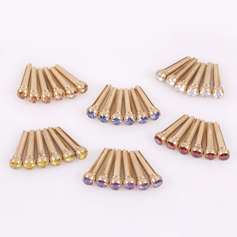 6pcs Pure Copper Guitar Strings Pegs Folk Acoustic Guitar Bridge Pin guitarra strings Peg string Nail Increase sustain
6pcs Pure Copper Guitar Strings Pegs Folk Acoustic Guitar Bridge Pin guitarra strings Peg string Nail Increase sustain