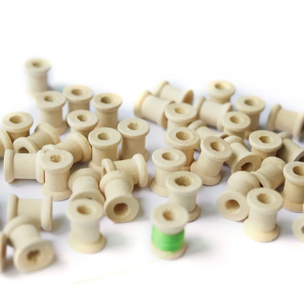 991Wood Spools Unfinished Mini Natural Color Wooden Empty Spool Thread Bobbin Cord Wire Sewing for Thread String Ribbons Trims
991Wood Spools Unfinished Mini Natural Color Wooden Empty Spool Thread Bobbin Cord Wire Sewing for Thread String Ribbons Trims