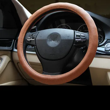 Real Leather steering wheel cover Interior decoration car Accessories for bmw 3series 320 5series 525li audi A4lA6lA3Q5
Real Leather steering wheel cover Interior decoration car Accessories for bmw 3series 320 5series 525li audi A4lA6lA3Q5