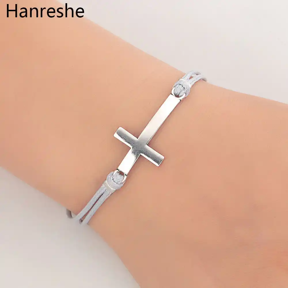 cross bracelet string
