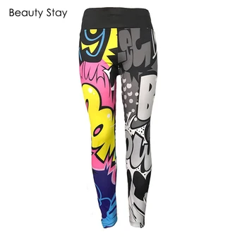 Beauty Stay Women Leggings Cartoon Pattern Polyester Pants High Waist Ninth Fitness Trousers Sport Push Up Sexy Elastic Leggings
Beauty Stay Women Leggings Cartoon Pattern Polyester Pants High Waist Ninth Fitness Trousers Sport Push Up Sexy Elastic Leggings