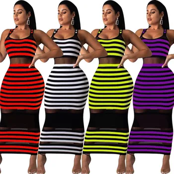 4 Color Summer Women's Fashion Sexy Casual Mesh Yarn Sleeveless Middle Waist Stitching Irregular Sexy Tight Pencil Strap Dress
4 Color Summer Women's Fashion Sexy Casual Mesh Yarn Sleeveless Middle Waist Stitching Irregular Sexy Tight Pencil Strap Dress