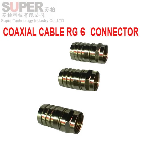 100pcs /lot RG 6 connector,Coaxial cable F connector cable RG6 F connector,booster cable connector RG6 communication converter 
100pcs /lot RG 6 connector,Coaxial cable F connector cable RG6 F connector,booster cable connector RG6 communication converter