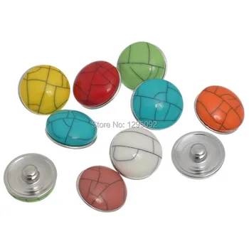 10Pcs Mixed Turquoise Imitation Resin Cabochon 5.5mm Snap Buttons Fit Bracelets Jewelry Making Charms Wholesale 18mm
10Pcs Mixed Turquoise Imitation Resin Cabochon 5.5mm Snap Buttons Fit Bracelets Jewelry Making Charms Wholesale 18mm