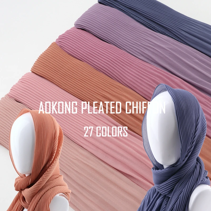 10pcs/lot women solid plain pleated chiffon hijab scarf wraps long islam shawls muslim crinkle ruffle chiffon scarves hijabs
10pcs/lot women solid plain pleated chiffon hijab scarf wraps long islam shawls muslim crinkle ruffle chiffon scarves hijabs