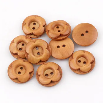 25PCS Natural Flowers Wooden Buttons Round Lt Color Sewing Buttons Scrapbooking 2 Holes Sewing Accessories 18mm For Child
25PCS Natural Flowers Wooden Buttons Round Lt Color Sewing Buttons Scrapbooking 2 Holes Sewing Accessories 18mm For Child