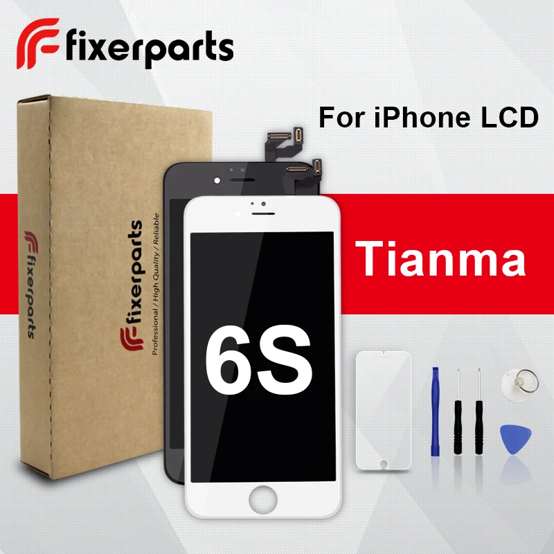 Фото 1 шт. класс TianMa lcd для iphone 6s дисплей сенсорный экран дигитайзер Замена полная