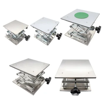 Portable Stainless Steel Scissor Lift Platform Table Adjustable Height Fixed Lifting Platform Table Lab Stand Lifting Riser Jack
Portable Stainless Steel Scissor Lift Platform Table Adjustable Height Fixed Lifting Platform Table Lab Stand Lifting Riser Jack