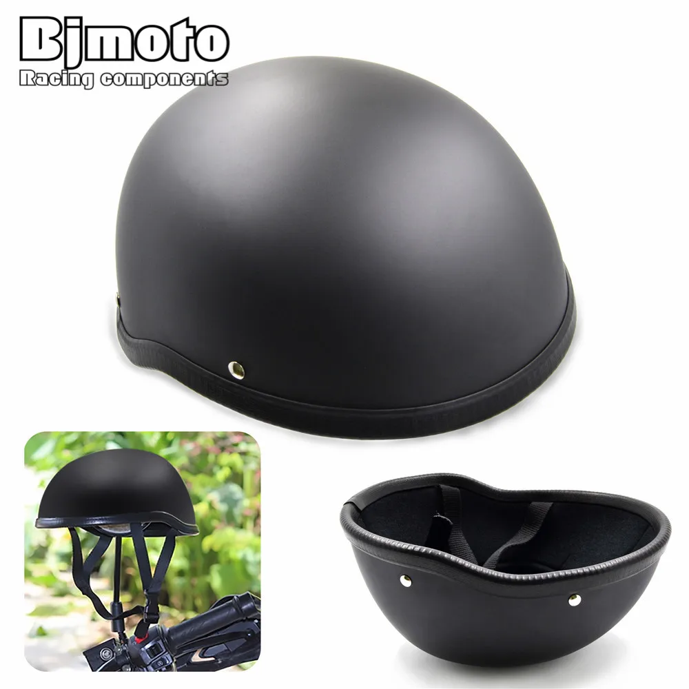 BJMOTO 1 Piece ABS Plastic Motorcycle Helmet Racing Motocross Capacete Half Helmets for Harley
BJMOTO 1 Piece ABS Plastic Motorcycle Helmet Racing Motocross Capacete Half Helmets for Harley