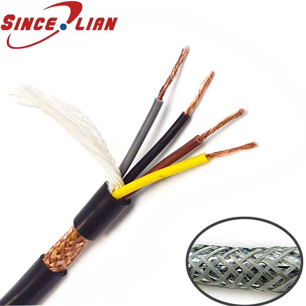 Original RVVP Wire 2Meters Pure Copper RVVP4 Shielded Wire Control Cable 4core /0.3/0.5/0.75/1/1.5/2.5MM2 square signal wire
Original RVVP Wire 2Meters Pure Copper RVVP4 Shielded Wire Control Cable 4core /0.3/0.5/0.75/1/1.5/2.5MM2 square signal wire