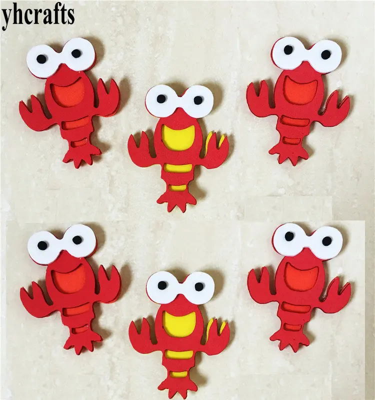 1bag/LOT Color Lobster fish rabbit butterfly ladybug EVA foam shape without stickers Craft activity kit Kindergarten diy toysOEM
1bag/LOT Color Lobster fish rabbit butterfly ladybug EVA foam shape without stickers Craft activity kit Kindergarten diy toysOEM