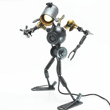 Cool! Novel and creative personality retro mechanical 'KEBI 3 'robot bar DIY American country industrial bar hotel restaurant
Cool! Novel and creative personality retro mechanical 'KEBI 3 'robot bar DIY American country industrial bar hotel restaurant