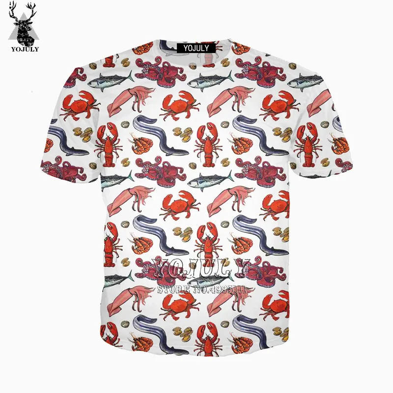 YOJULY 3D Print Women Men Sea Hairtail Octopus Fish Shrimp/Crab T shirt/Sweatshirt/Hooded Hoodie/Zipper Jacket Streetwear A599
YOJULY 3D Print Women Men Sea Hairtail Octopus Fish Shrimp/Crab T shirt/Sweatshirt/Hooded Hoodie/Zipper Jacket Streetwear A599