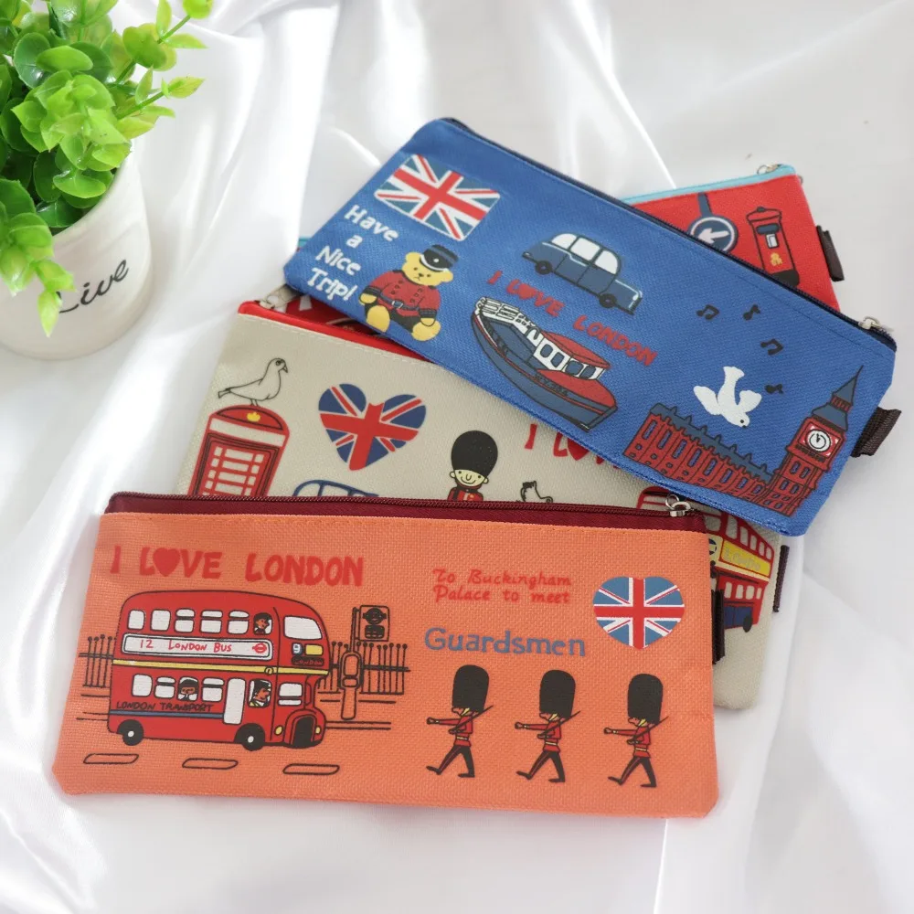 Cute Creative Pencil Cases I Love London Oxford Cloth Zipper Bag Cartoon Office School Supplies Pencil Bag
Cute Creative Pencil Cases I Love London Oxford Cloth Zipper Bag Cartoon Office School Supplies Pencil Bag
