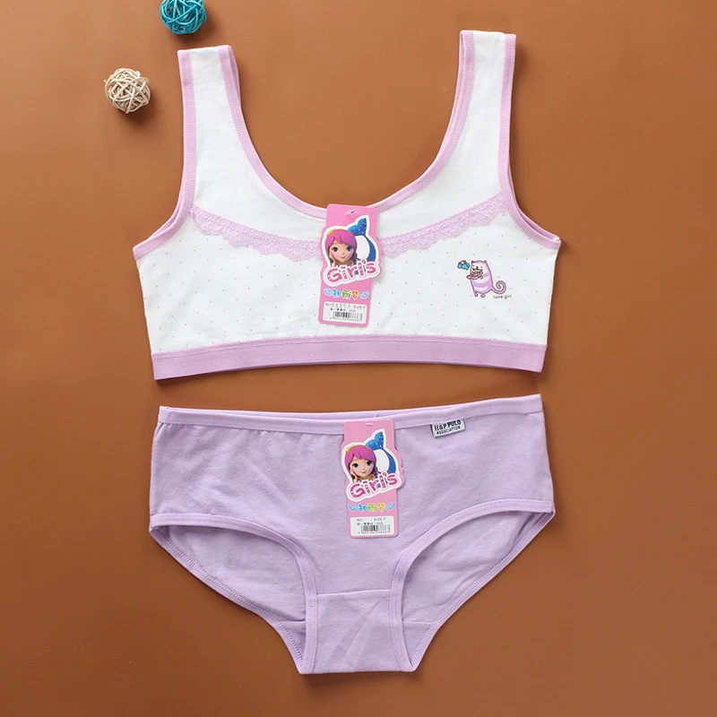 bra Teenagers Girls Lingerie bras and panties Cotton Underwear Kids Crop Detachable student 6-12 Years Teens summer 1 Set
bra Teenagers Girls Lingerie bras and panties Cotton Underwear Kids Crop Detachable student 6-12 Years Teens summer 1 Set